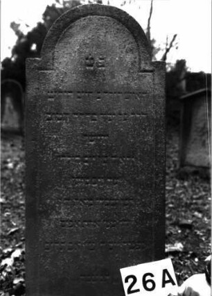 Grabstein A I/8/26A