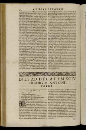 In Et Ad Decadem XCIV. - Decadis XCVI.