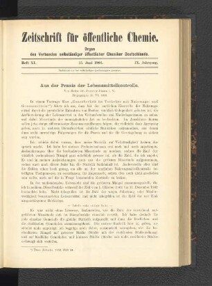Heft XI. 15. Juni 1903.