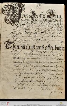 Zunftordnung der Metzger der Stadt Neckargemünd, 1716