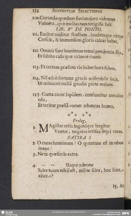Sententiae Selectiores Persii