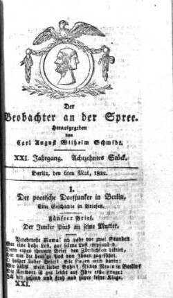 18. Stueck, 6. Mai 1822