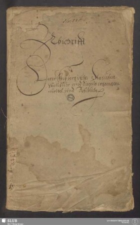 Abschrift derer Freybergischen Statuten Willkühr und disfals ergangern urthel und Befehliche - XVII 185 4.