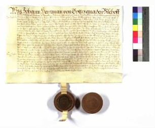 Bischof Johann Hartmann an alle Grafen Hohenlohe verleiht Krailshausen.