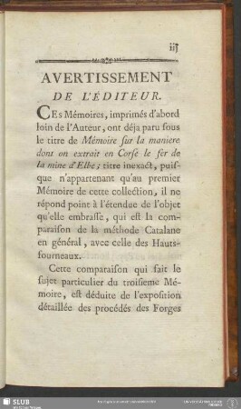 Avertissement De L'Éditeur