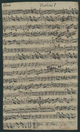 Violino 1. [Jesu, meines Herzens Freud']