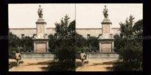 Denkmalbrunnen für Don Juan Antonio de Urrutia y Arana, Erbauer des Aquädukts, Queretaro
