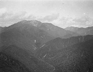 Akaishi-Gebirge : Akaishi-Gebirge. Blick vom Ainodake nach Norden