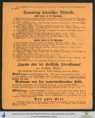 Werbung der Herder'schen Verlagshandlung.