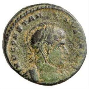 Münze, Follis, Aes 3, 319 n. Chr.