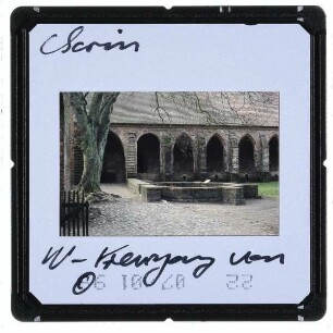 Chorin, Kloster : Kreuzgang und Innenhof