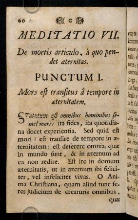 66-78, Meditatio VII