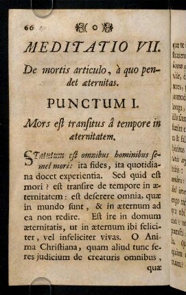 66-78, Meditatio VII