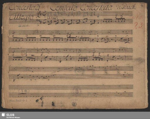 Concertos - Mus.2662-O-3 : cemb, orch : [op. 1,3] : WarB YC 86