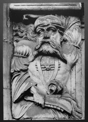 Dresden. Großer Schlosshof. Relief