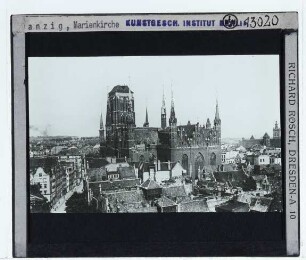 Danzig, Marienkirche : Gesamtansicht von SW