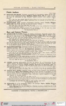 Rare and famous Presses (Nr. 159-164)