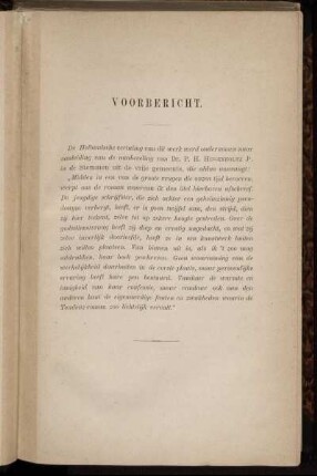 Voorbericht