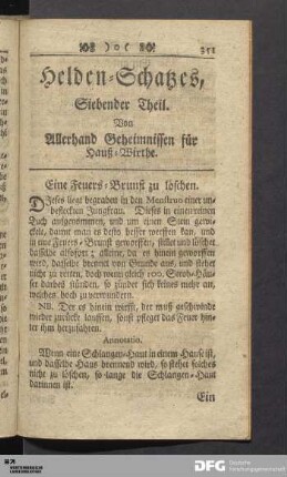 Siebender Theil