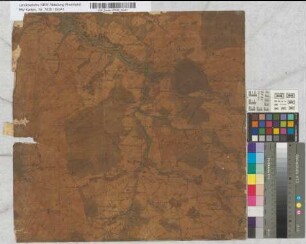 [Nachzeichnung der Kartenaufnahme der Rheinlande durch Tranchot und von Müffling 1803-1820; hier: Reg.-Bez. Aachen]. [Bl. 48 Wegberg]
