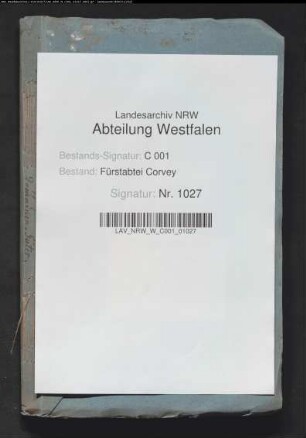 Verzeichnis der Schulden, Zinsen, versetzten und wiedereingelösten Ländereien, Pachten und Einkünfte