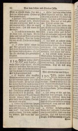 68-79, 120. Jesu, meiner Seelen Licht, ... - 137. Jesu! wie war dir zu Sinne, ...