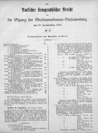 No. 27, 19. September 1901