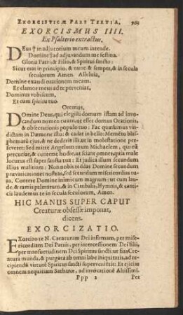 Exorcismus IIII.
