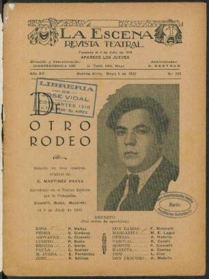 De otro rodeo : sainete en tres cuadros