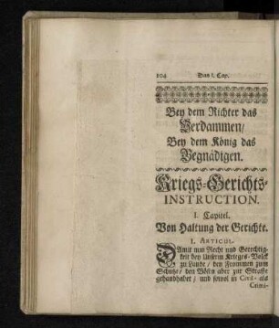 Kriegs-Gerichts-Instruction.