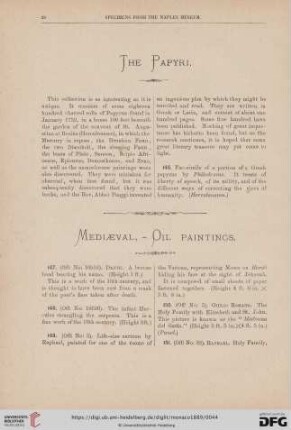 The Papyri