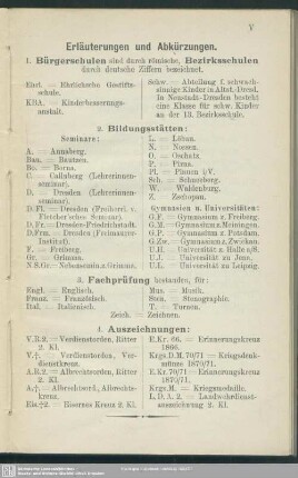 Erläuterungen und Abkürzungen