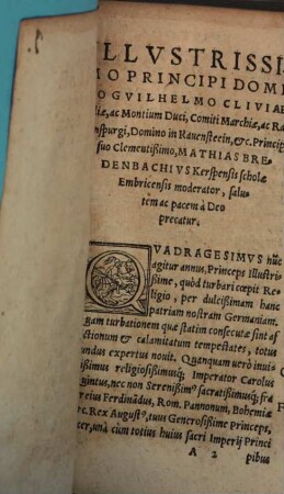 De dissidiis ecclesiae componendis, Mathiae Bredenbachii ... Sententia
