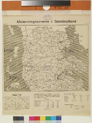 Afstemningszonerne i Sønderjylland