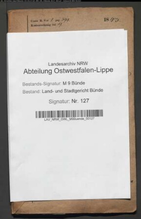 Erblasser: Redecker, Heinrich Wilhelm: