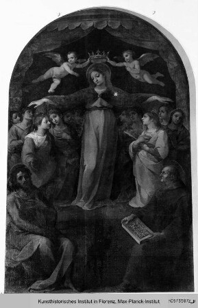 Schutzmantelmadonna mit Heiligen - Madonna della Misericordia
