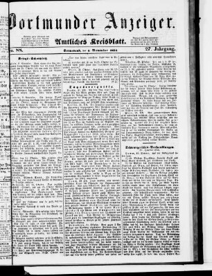 Dortmunder Anzeiger. 1853-1855