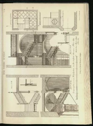 Treppenhaus in einem Wohnhause der Hardefuststrasse in Köln a. Rhein