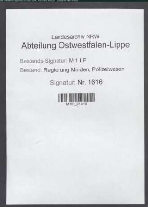 Vergehen und Verbrechen im Kreis Warburg