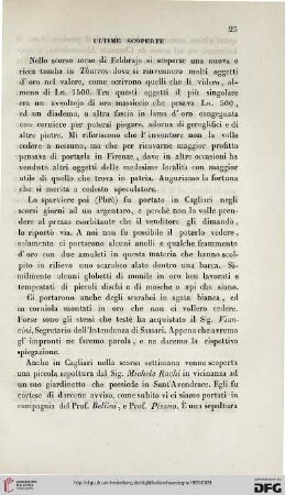 Ultime scoperte