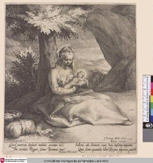 [Ruhe auf der Flucht nach Ägypten; The rest on the flight into Egypt]