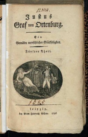T.5: Justus Graf von Ortenburg. Fünfter Theil