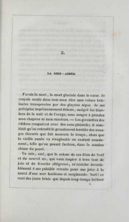 I. La bien-aimée