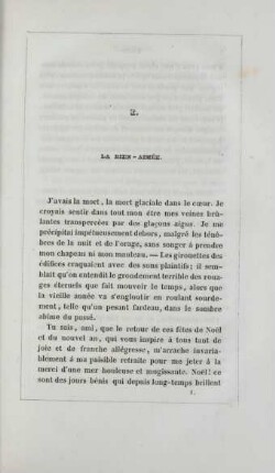 I. La bien-aimée