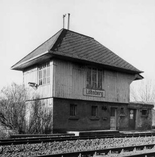 Stellwerk; Löhnberg, Eisenbahn von Wetzlar nach Koblenz Hbf