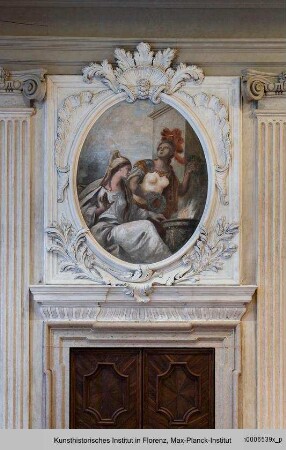 Supraporten mit Allegorien : Amor della patria und Religione
