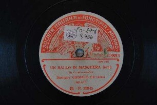 Un ballo in maschera : Eri tu che macchiavi / (Verdi)