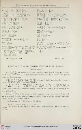 4: Petites notes de critique et de philologie, 5