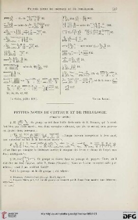 4: Petites notes de critique et de philologie, 5