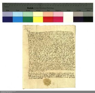 Lehenbrief Johanns [von Merlau], Abt von Fulda, für Johann von Fischborn über ein Burglehen in Herbstein